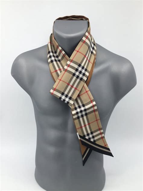 twilly scarf burberry|Burberry Check Silk Twill Scarf Scarf .